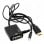 OcioDual Câble adaptateur HDTV vers VGA Convertisseur numérique vers analogique Prise audio 3,5 mm Noir