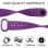 Bracelet en silicone flexible violet OcioDual pour Xiaomi Mi Smart Band 3/4