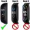 Bracelet en silicone flexible violet OcioDual pour Xiaomi Mi Smart Band 3/4
