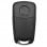 OcioDual Coque de clé télécommande avec 2 boutons pour voitures Opel Noir