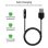 OcioDual Ladekabel für Xiaomi Smartwatch Watch 55 cm Schwarz