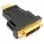 OcioDual HDTV zu DVI-I DL Dual Link Adapter 24+5p M/H Schwarz Videokonverter Schwarz