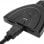 OcioDual Multiport Switch Thief Switch 3 Ports HDTV-Buchse auf HDTV-Stecker für PC-TV