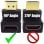 OcioDual Adaptador HDTV 1.4 Forma de Codo 90 Grados para Zonas Estrechas Admite 4K y Full HD