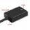 OcioDual VGA-zu-HDTV-Adapterkabel mit Mini-Buchse, 3,5-mm-Audioausgang, schwarzer 1080p-Konverter
