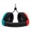 PDP LVL40 Auriculares Gaming Azul/Rojo para Nintendo Swtich