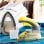 InnovaGoods Velyron Mini Plancha de Vapor 800W Amarillo/Gris