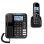 Amplicomms BigTel 1580 Combo 2 Teléfonos para Personas Mayores Negro