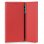 Cool Flip Cover Capa Lisa para Samsung Galaxy A73 5G A736 Vermelha