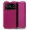 Cool Funda Flip Cover Liso Rosa para Samsung Galaxy A41 A415