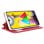 Coole Flip Cover Schlichte rote Hülle für Samsung Galaxy M31 M315