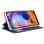 Étui à rabat bleu uni cool pour Samsung Galaxy A31 A315