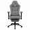 Cadeira para jogos Aerocool Royal AeroWeave com apoio para os pés cinza