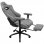 Cadeira para jogos Aerocool Royal AeroWeave com apoio para os pés cinza