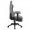 Cadeira para jogos Aerocool Royal AeroWeave com apoio para os pés cinza
