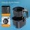 Aigostar Mini Cube Freidora sin Aceite 3.5L 1500W