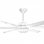 Klassfan Bigcool White Ventilador de Techo DC WiFi con Luz LED y Mando 100W 236cm