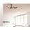Klassfan Helix Wood Ventilador de Techo DC WiFi con Luz LED y Mando 35W 132cm