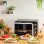 Kompakter Moulinex Delicio OX283810 Tischbackofen 39L 2200W Schwarz mit Grill