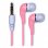 OcioDual Auriculares Intrauditivos Estéreo Jack 3.5mm Rosas