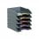 Bandeja Sobremesa Durable Plastico Gris 255x55x330 Mm Pack De 5 Unidades