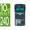 Calculadora Milan Cientifica M240 Black 2 Lineas 240 Funciones 10+2 Digitos Negra Con Tapa