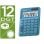 Casio Ms-20uc-bu Calculatrice de bureau 12 chiffres Taxe +/- Couleur Bleu
