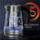 Aigostar Cris Hervidor de Agua con Infusor 1.7L 2200W Plata/Negro