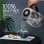 Aigostar Cris Hervidor de Agua con Infusor 1.7L 2200W Plata/Negro