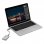 Lacie Portable 1 TB SSD 2,5" NVMe USB-C Silber