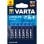 Batterie Varta Longlife Power AAA 6 Stück Alkali 1,5 V Blau/Marine