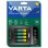 Varta Caricatore Ultra Veloce LCD + 4 batterie ricaricabili AA 2100 mAh