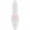 Vibratore inseribile Satisfyer Supernova con impulso d'aria - Bianco