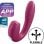 Satisfyer Sunray Vibratore inseribile con impulso d'aria Viola