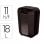 Fellowes LX-70D Destructora De Documentos Capacidad 11h Seguridad P4 Papelera 18l