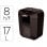 Fellowes LX-41 Destructora De Documentos Capacidad 8h Seguridad P4 17l