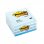 Blocco Post-it Removibile Cubo 450 Fogli Blu Pastello 76x76 Mm