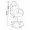 Silla Gamer DRW Sticker Blanco-Azul