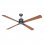 Casafan 952303 Deckenventilator Eco Neo III, 152 cm, 35 W, Basaltgrau/Schwarz