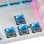 Mars Gaming MK422 Branco Teclado Gaming RGB Switch Azul