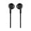 Auriculares JBL Tune 205 com fio, jack 3.5mm, música e chamadas, microfone integrado pretos