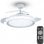Philips Lighting Bliss Ventilador de Techo con Luz LED y Mando 106cm Blanco