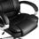 Tectake Jonas Silla de Oficina Negro