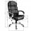 Tectake Jonas Silla de Oficina Negro
