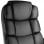 Tectake Jonas Silla de Oficina Negro