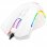 Mouse da gioco Redragon M607W Griffin RGB 7200 DPI Bianco