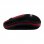 Souris optique sans fil Nilox 1600 DPI rouge
