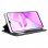 Cool Funda Flip Cover Liso Negro para Realme C31