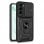 Fantastica custodia rigida nera ad anello per Samsung Galaxy S22 Plus S906