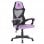 Sedia da gaming Newskill Eros con rete ergonomica viola